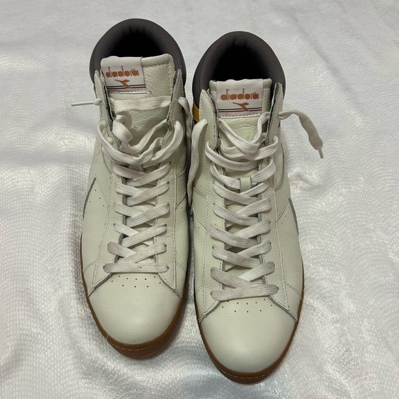 Diadora Charcoal and Ivory Sneakers - Picture 3 of 4